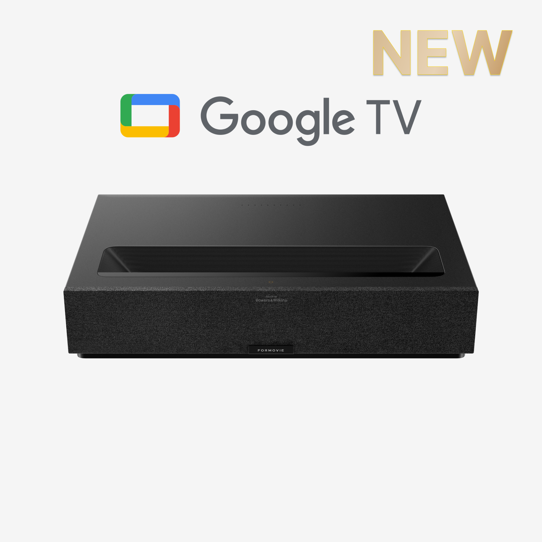 interfaz Android TV en un proyector UST
